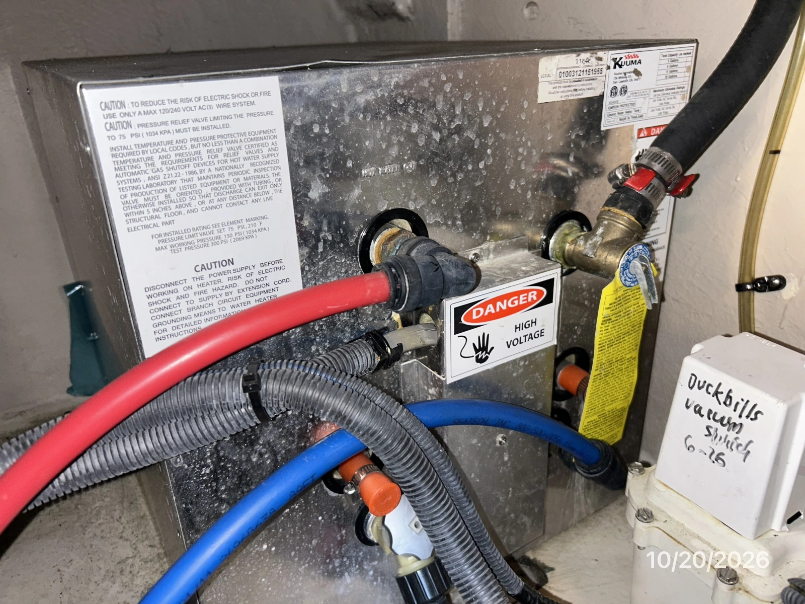 Meridian 441 water heater