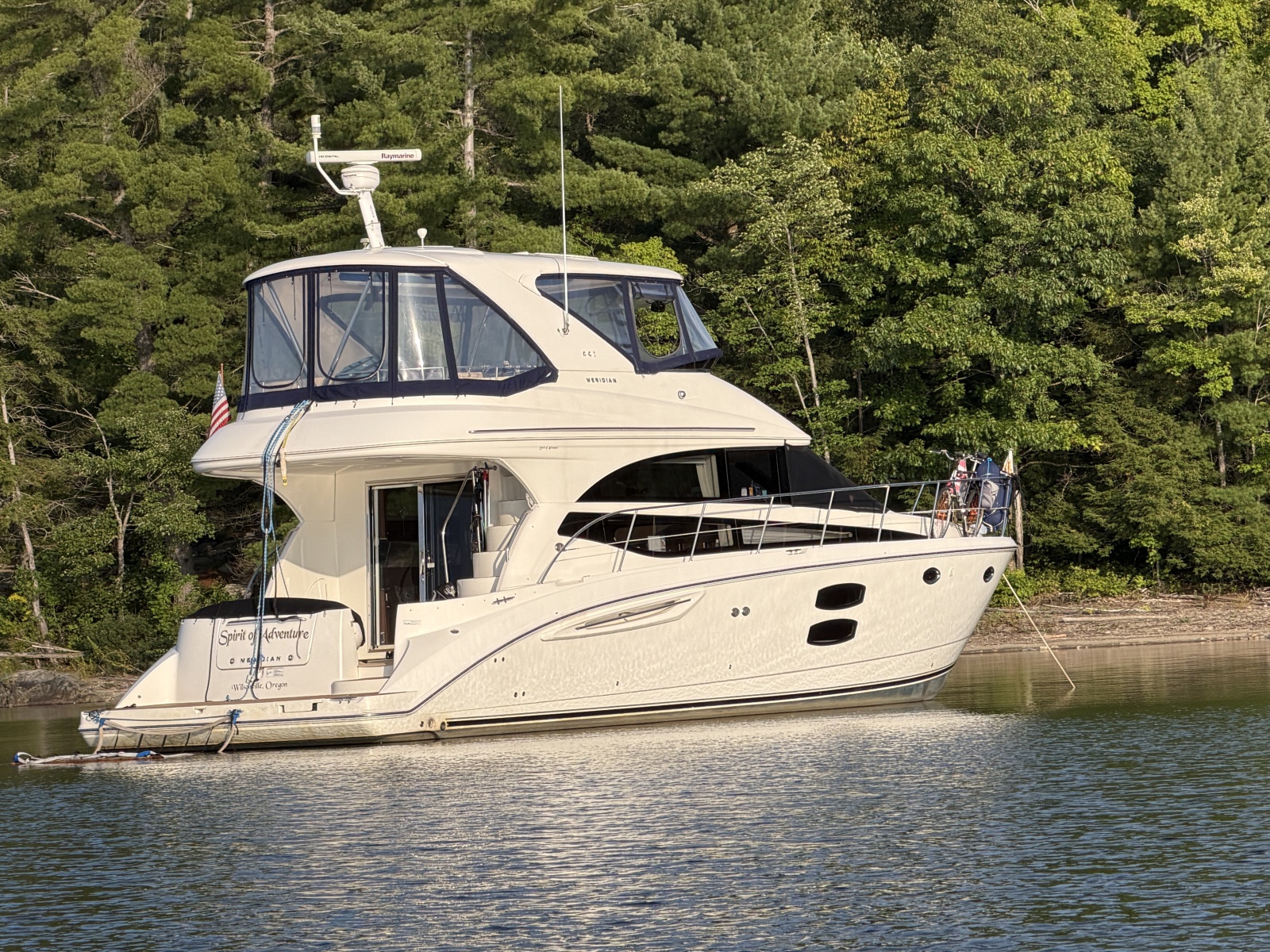 Meridian starboard aft profile