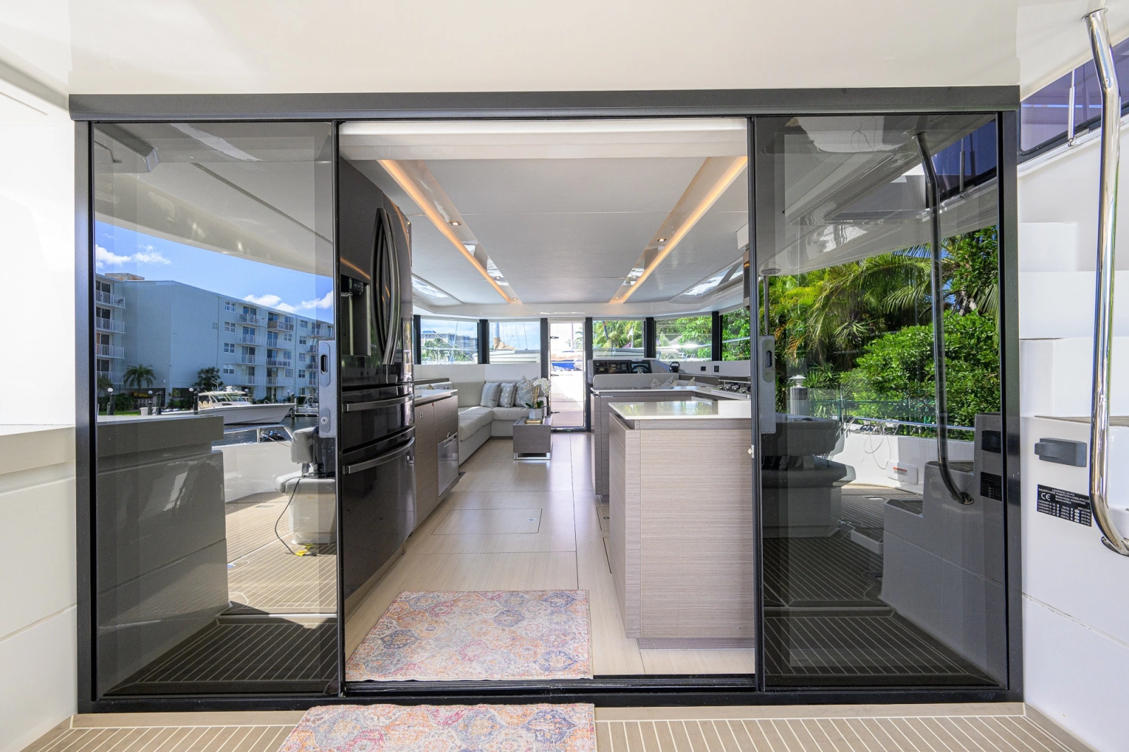 Salon and Galley Entrance