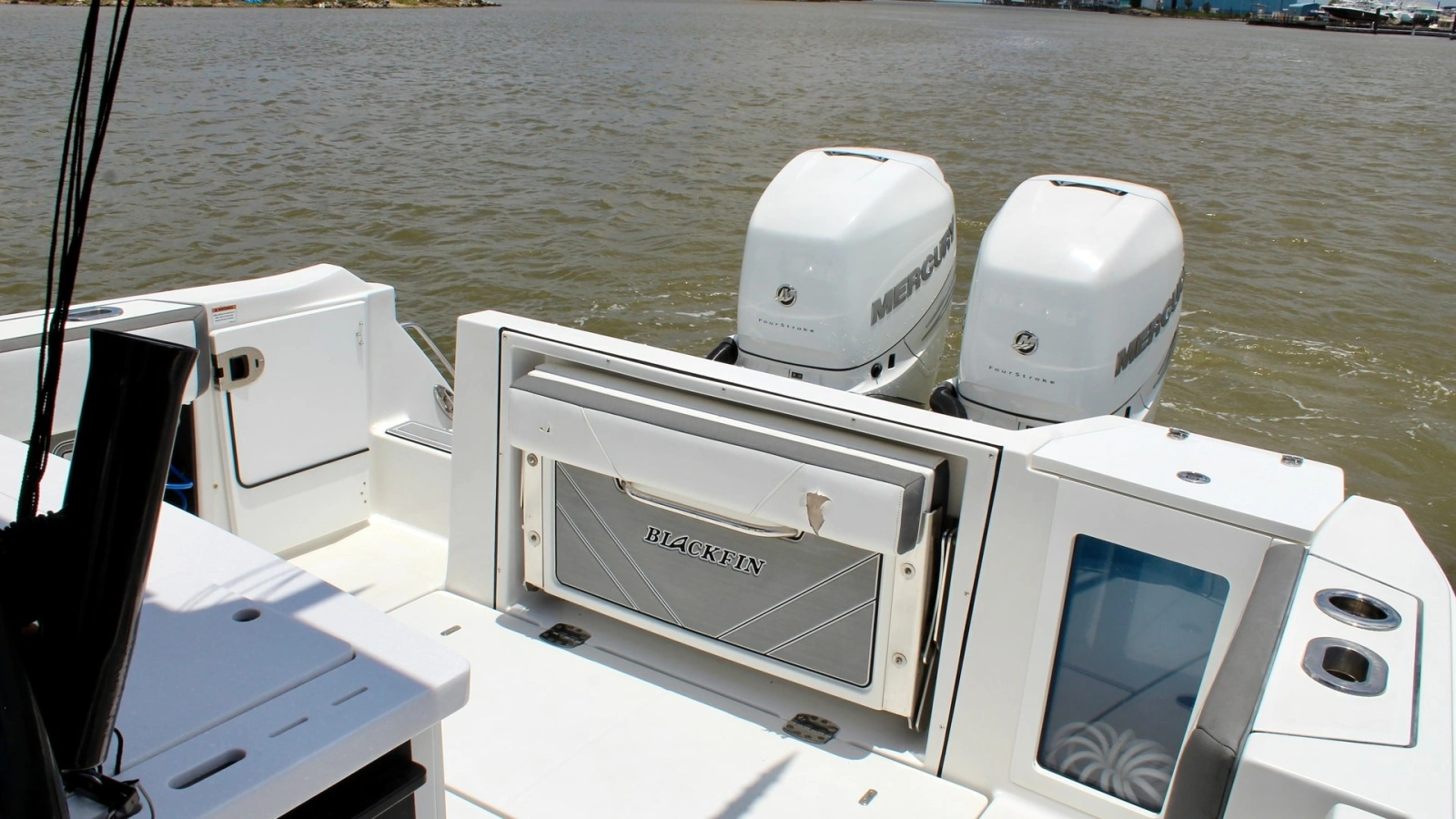 Aft Deck with Dual Engines