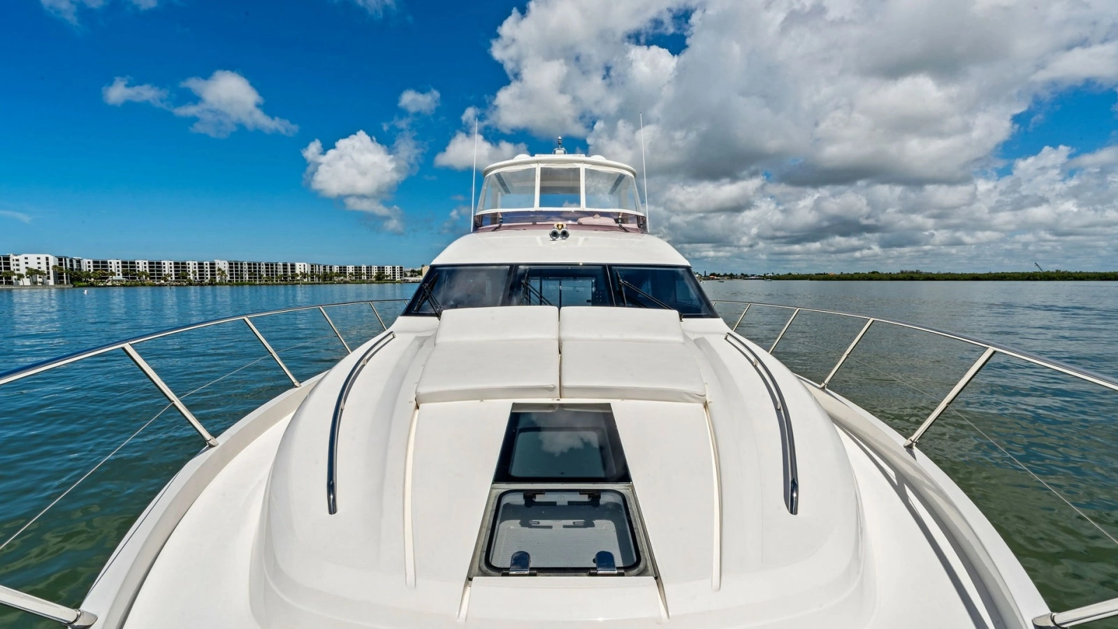 Bow View with Flybridge