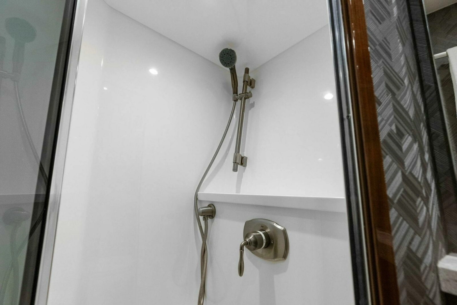 2022 Viking 68 Enclosed Bridge- PIPE DREAM- Forward Stateroom Head