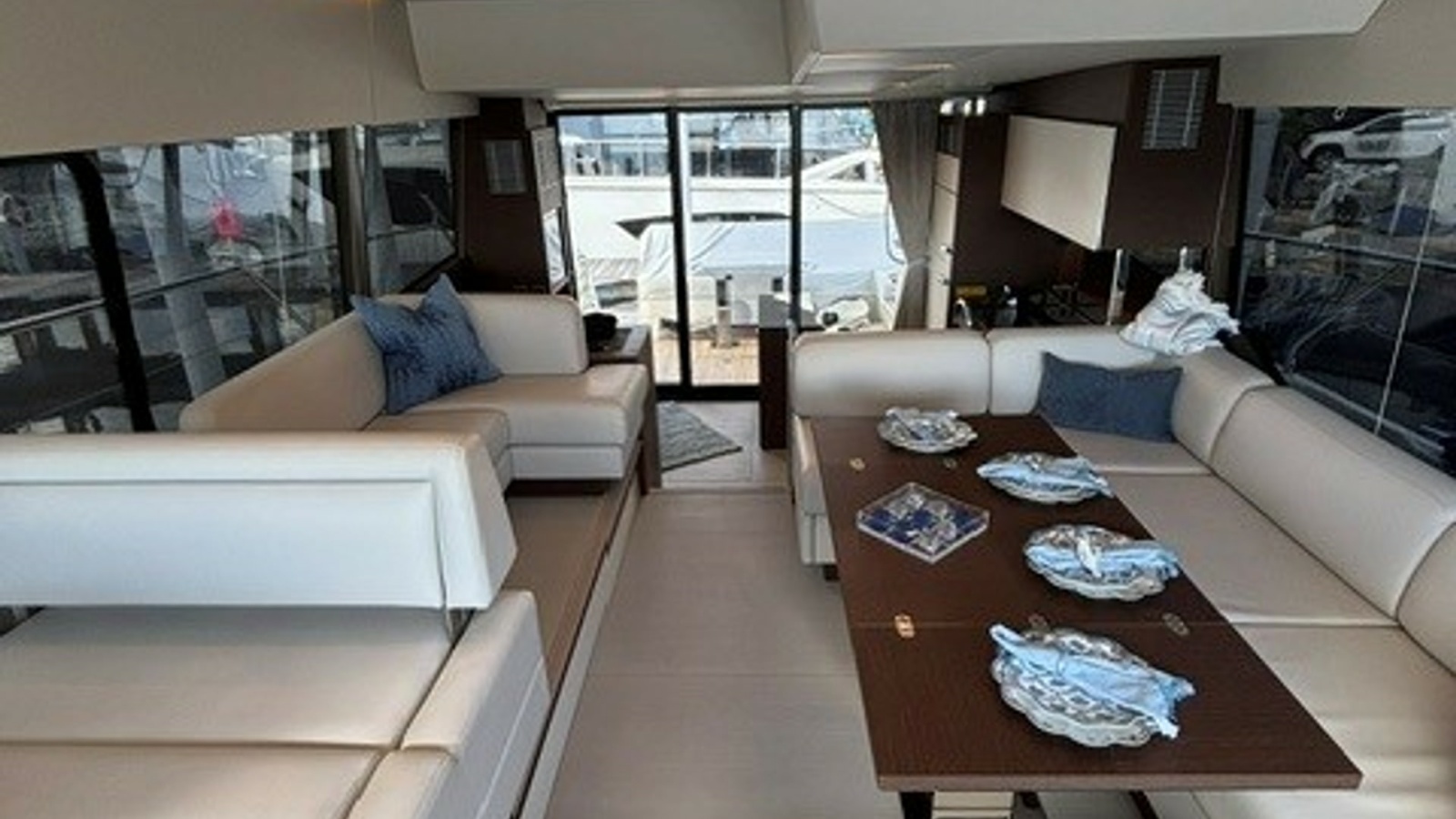 Luxurious Salon with Expansive Views