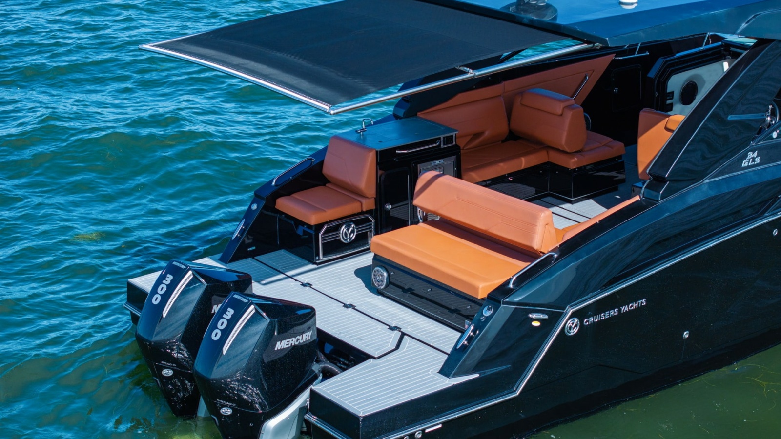 Aft Deck with Seating and Engines