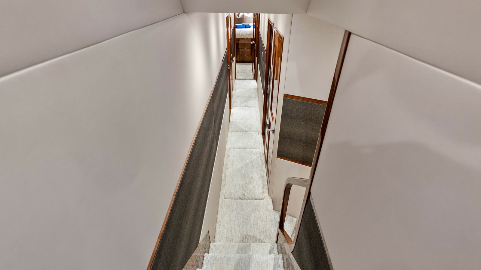 Lower Deck Stairway and Hallway