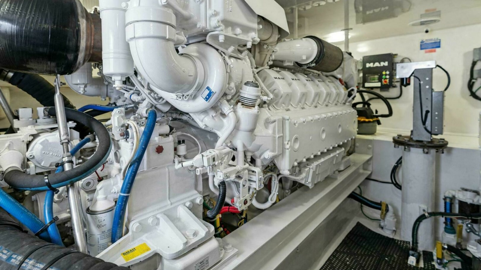 Engine Room with MAN Engines