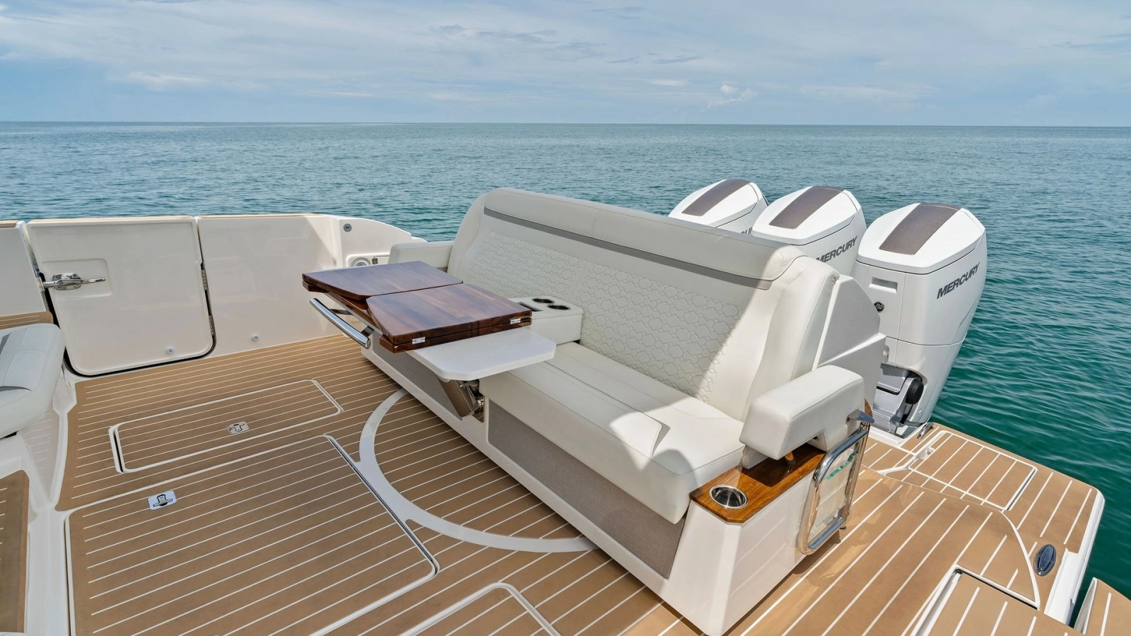 Spacious Aft Deck with Seating