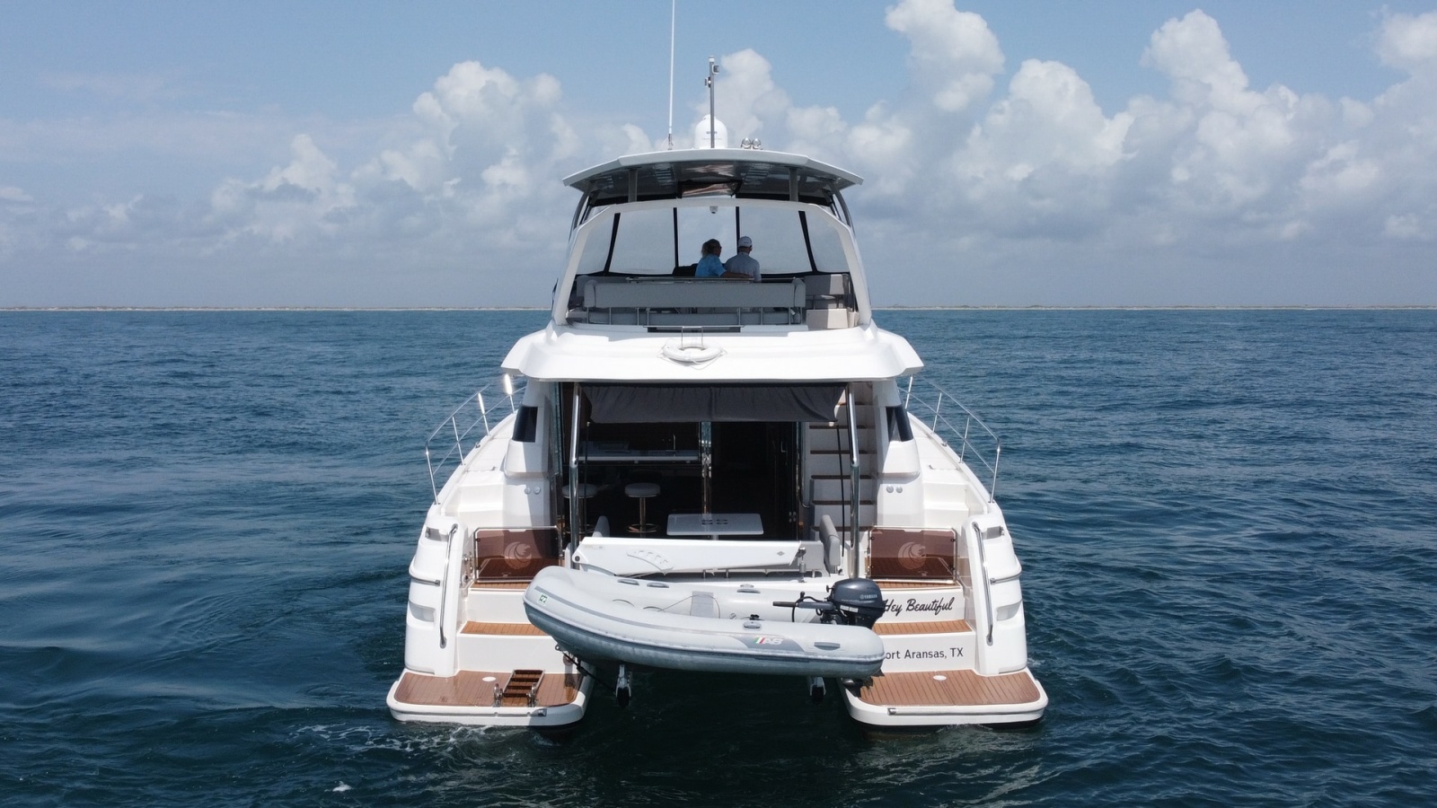 Aft View with Tender