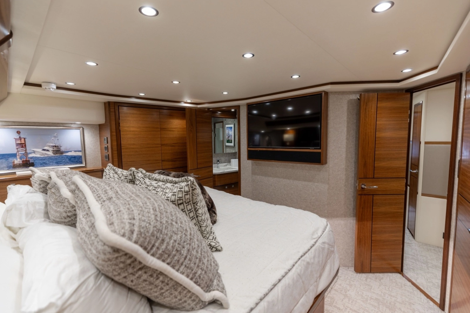 2023 Viking 72 Convertible- TEAM SUPREME- Master Stateroom