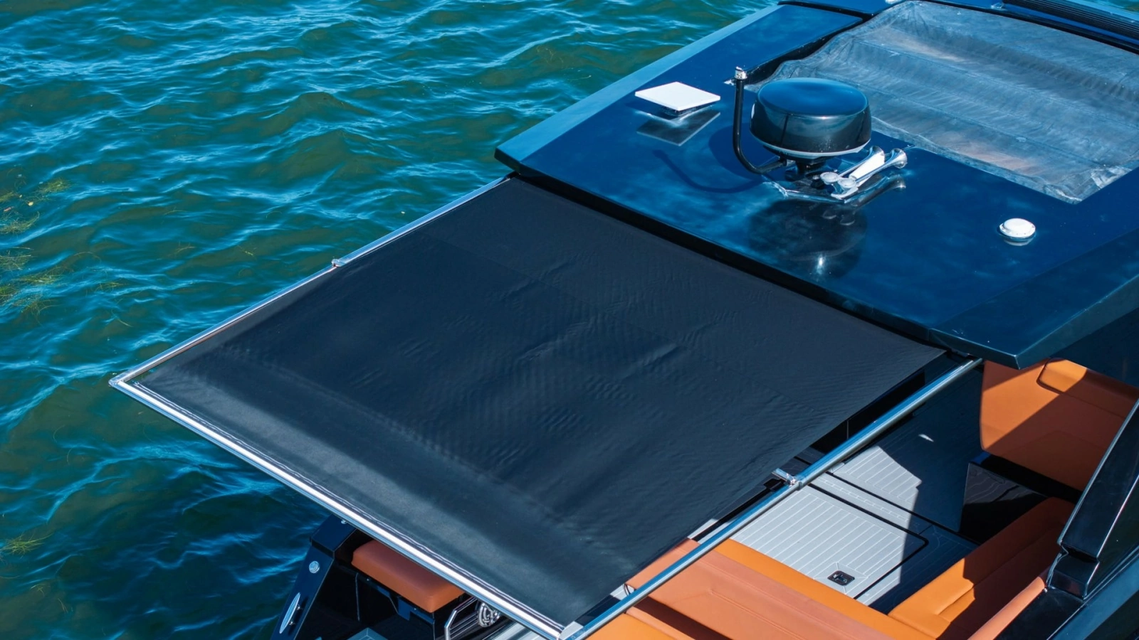 Retractable Sunshade and Seating Area
