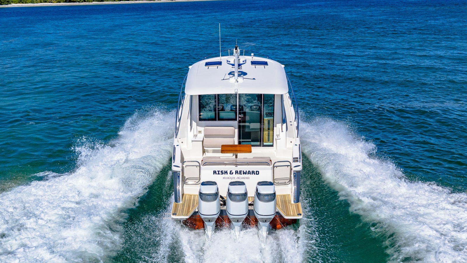 Aft View with Quad Engines