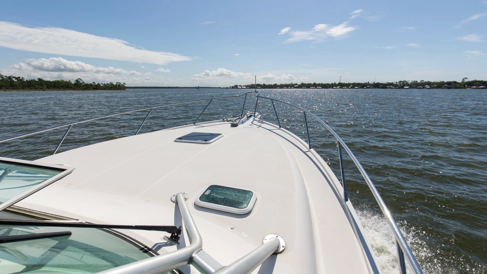 Expansive Bow View Underway
