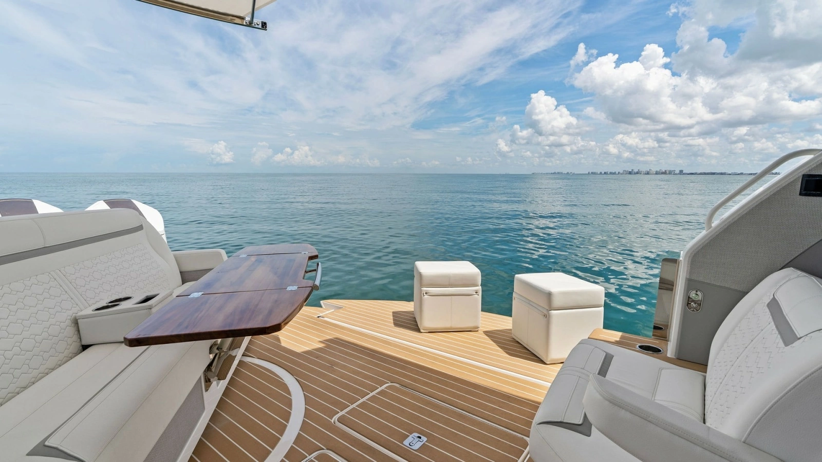 Spacious Aft Deck with Seating