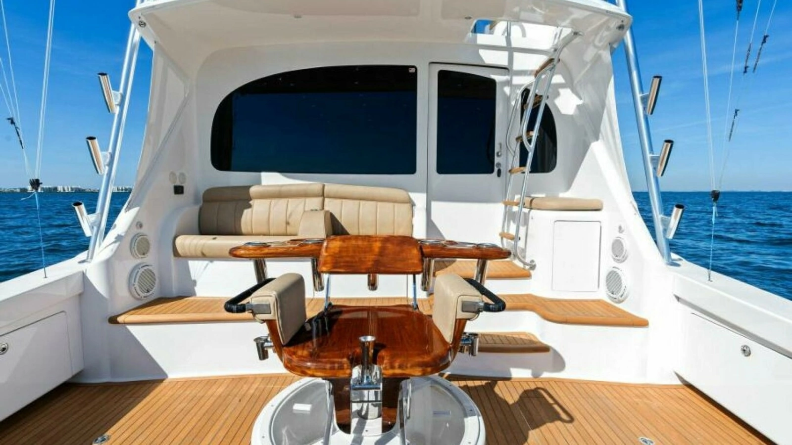 Spacious Aft Deck with Seating