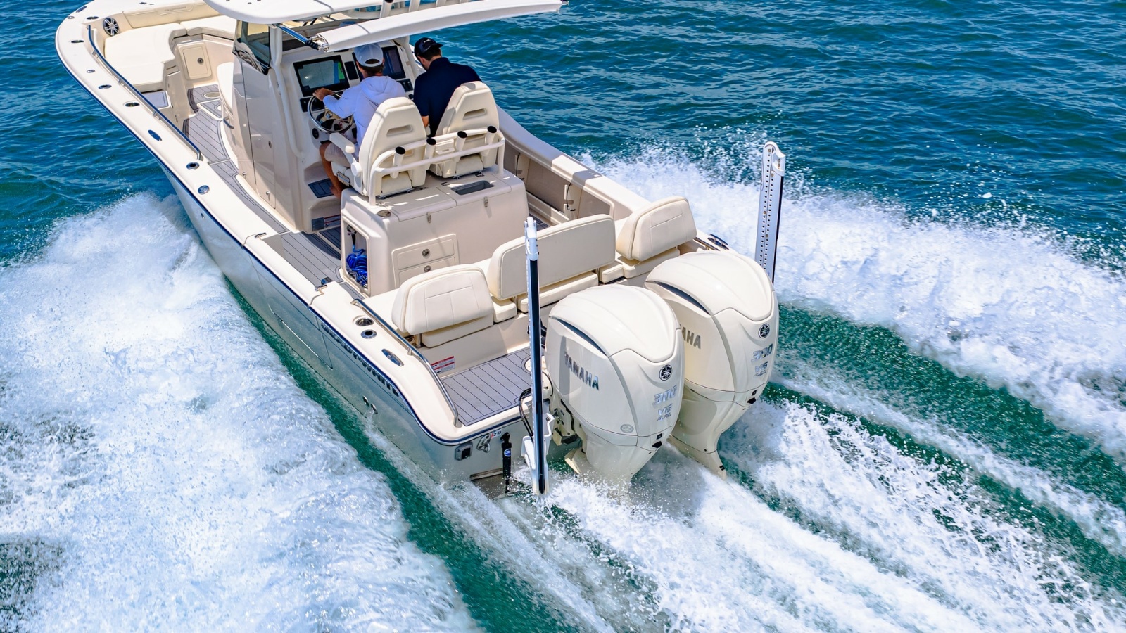 Aft Deck and Dual Outboards