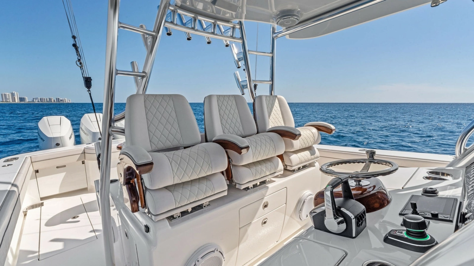 Helm Station with Triple Seating