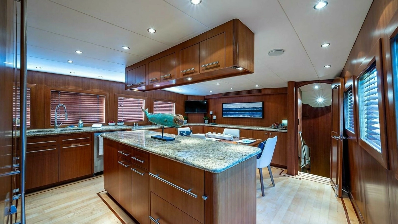 Spacious Galley with Island