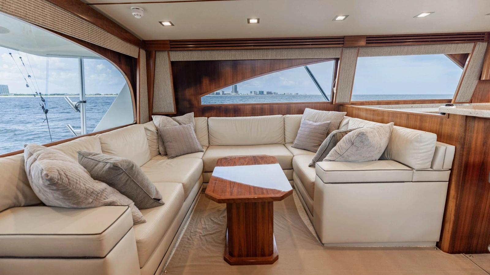 Spacious Salon with Panoramic Views
