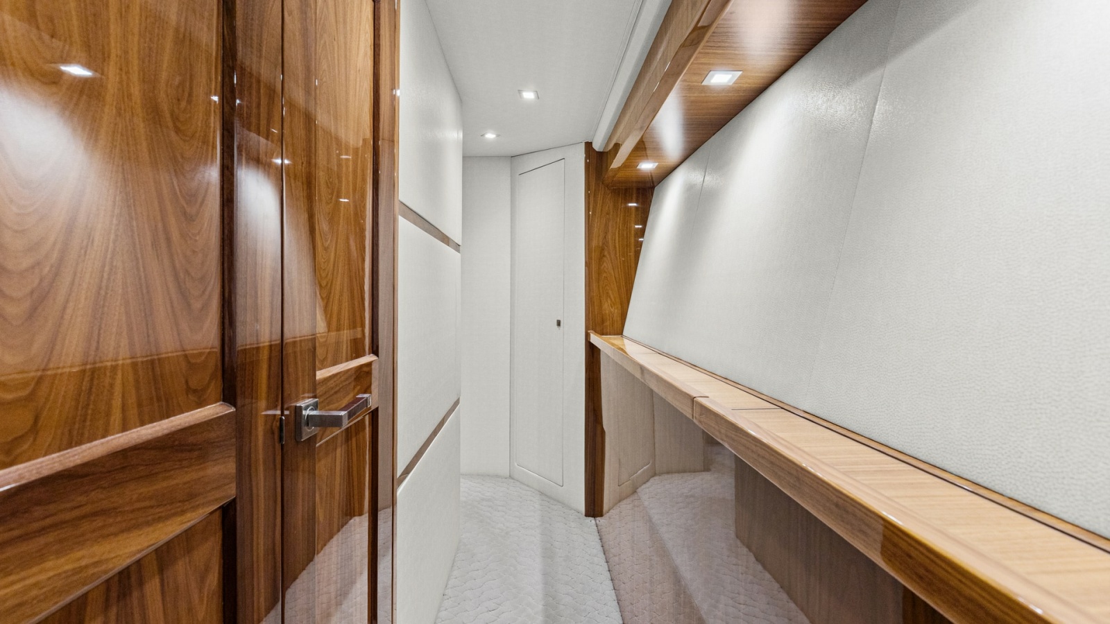 2017 72 Viking Enclosed Bridge Share-E Hallway (2)