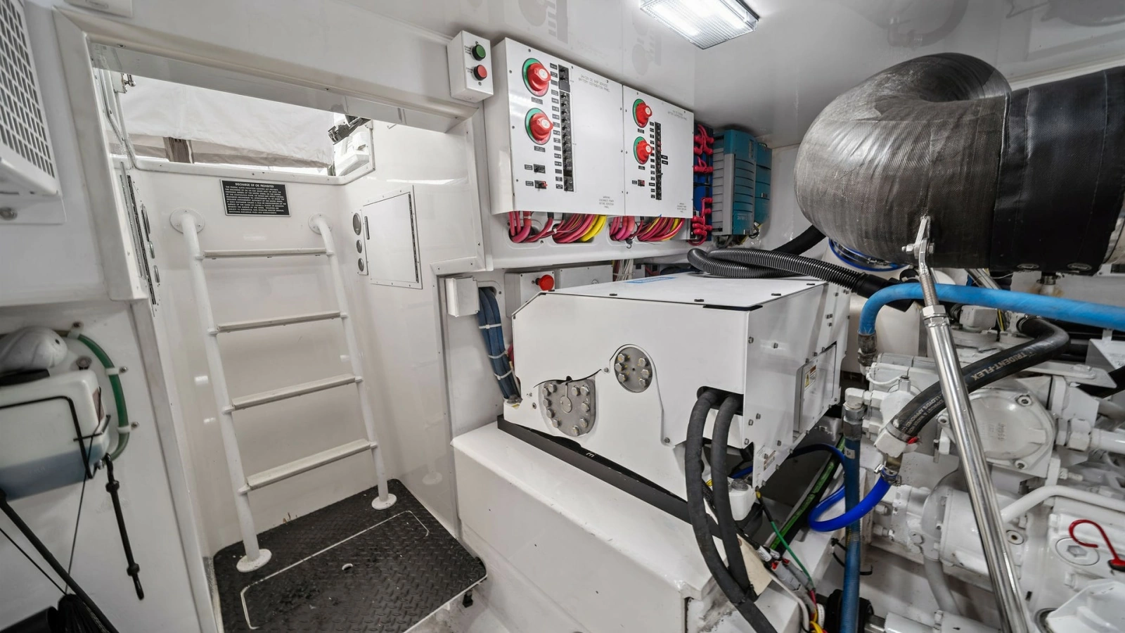 Engine Room with Control Panels