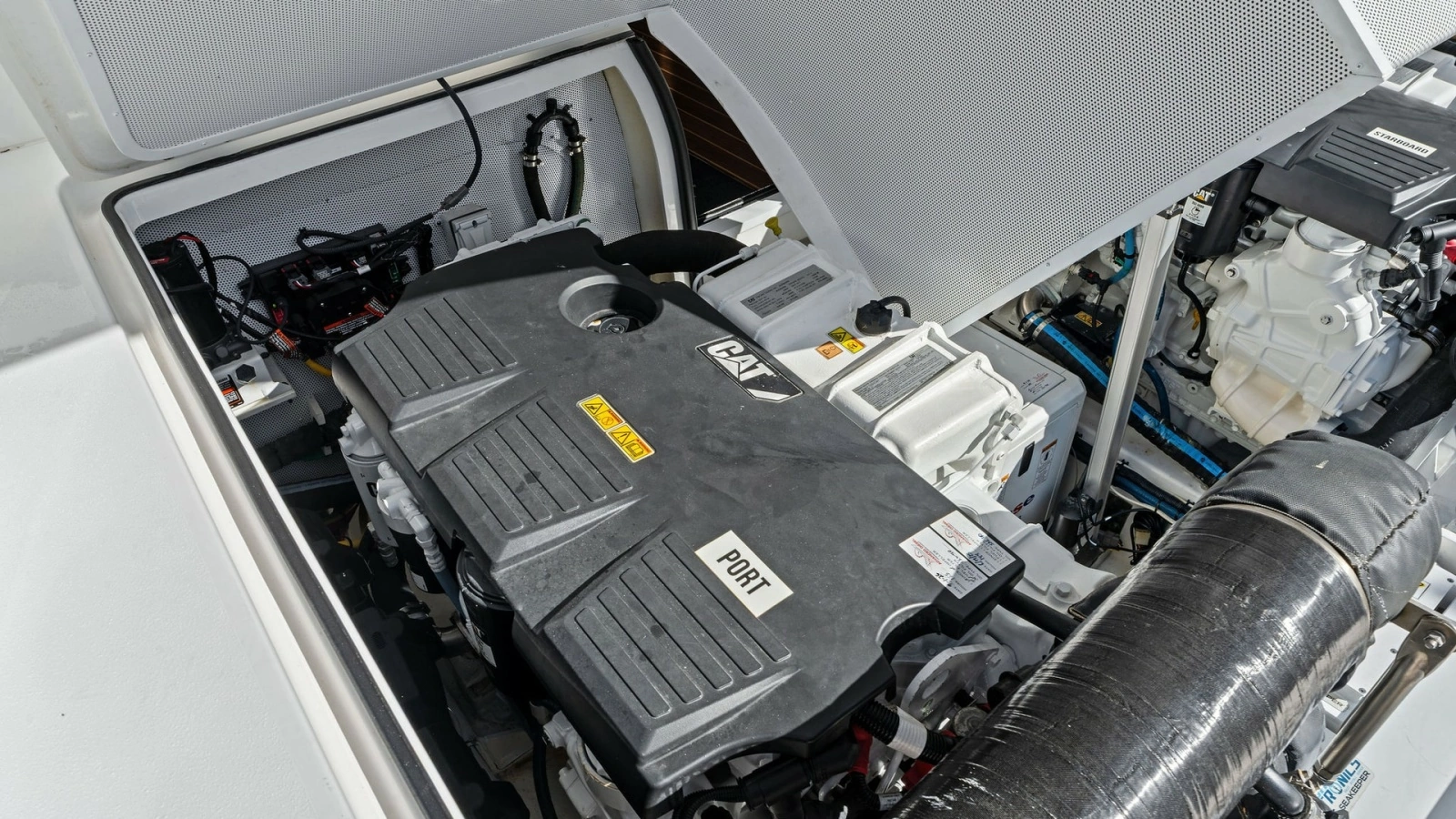 Engine Room with CAT Engines