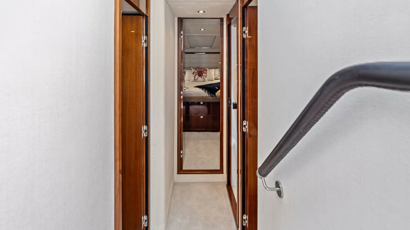 Elegant Cabin Corridor View