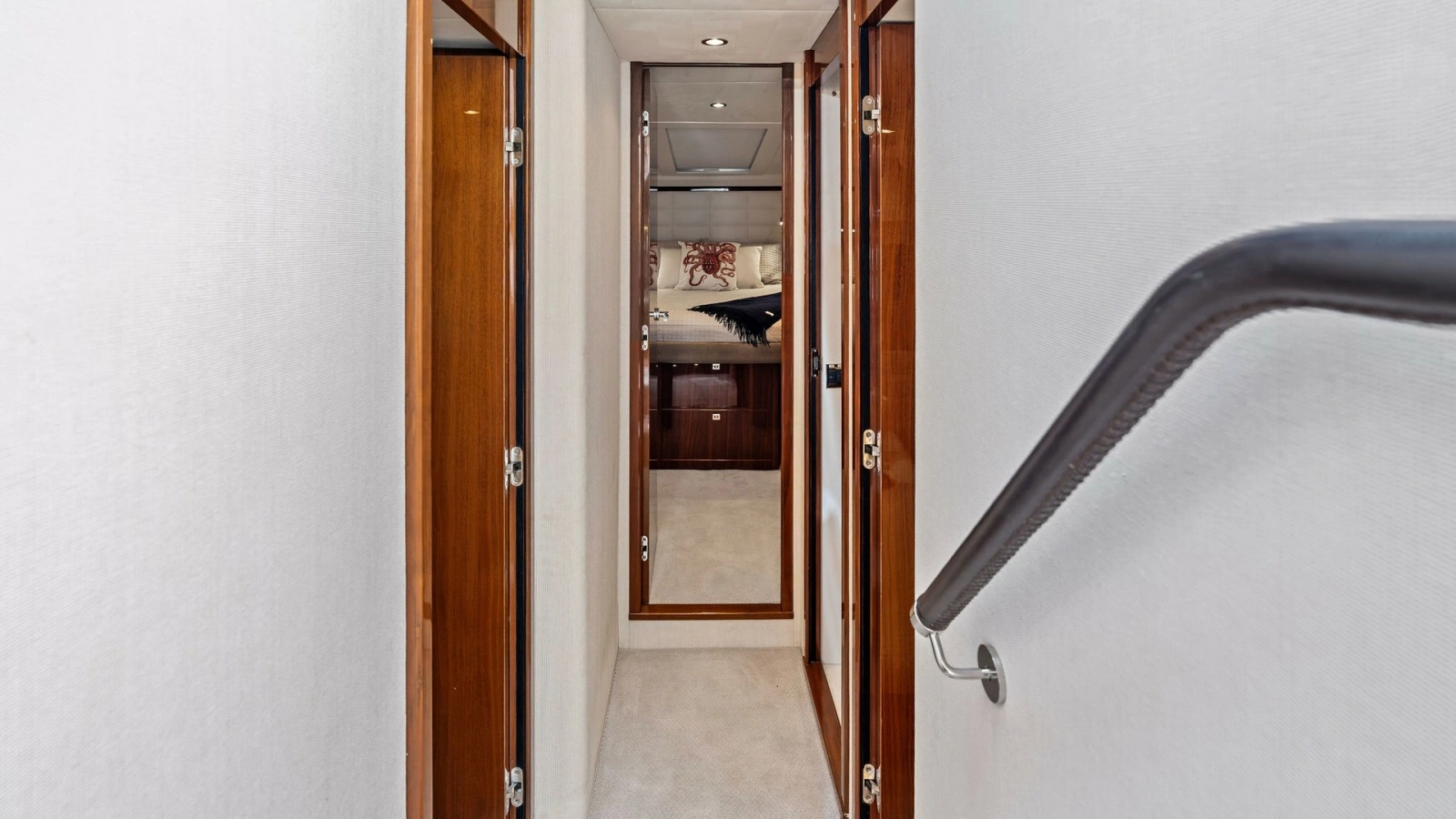 Elegant Cabin Corridor View