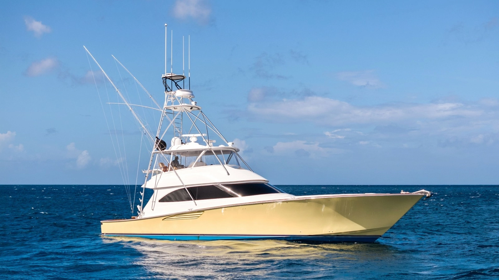 Profile View of Viking 70 Convertible
