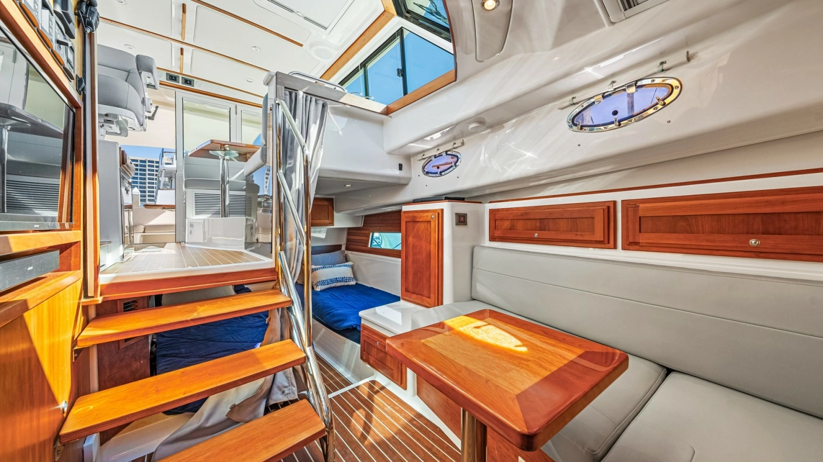 Interior Salon with Dinette and Stairs