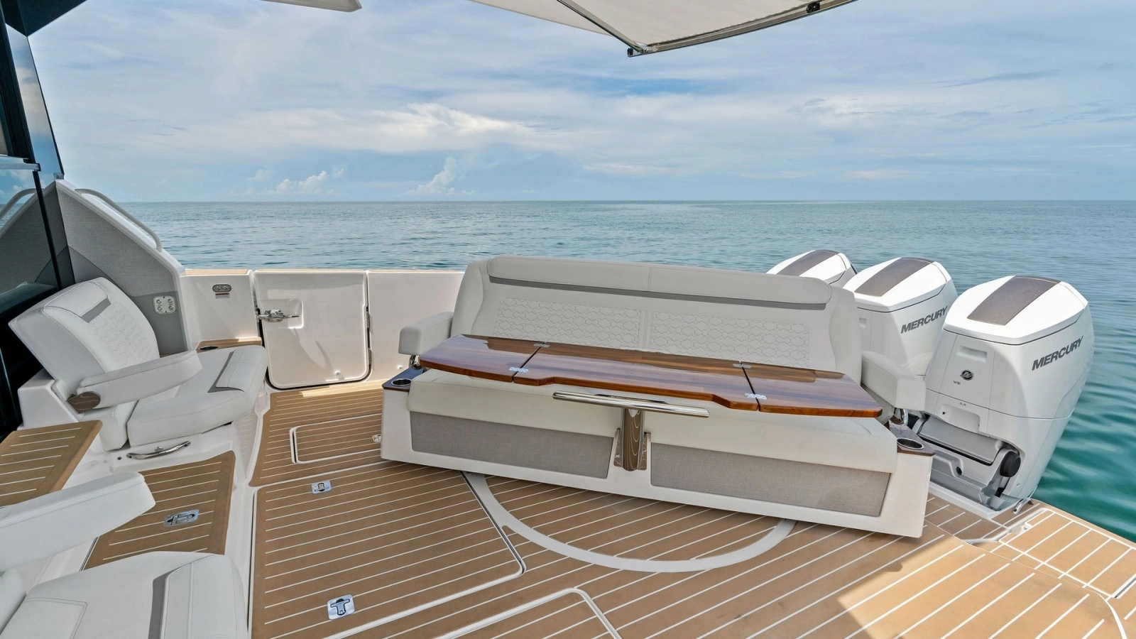 Spacious Aft Deck with Seating