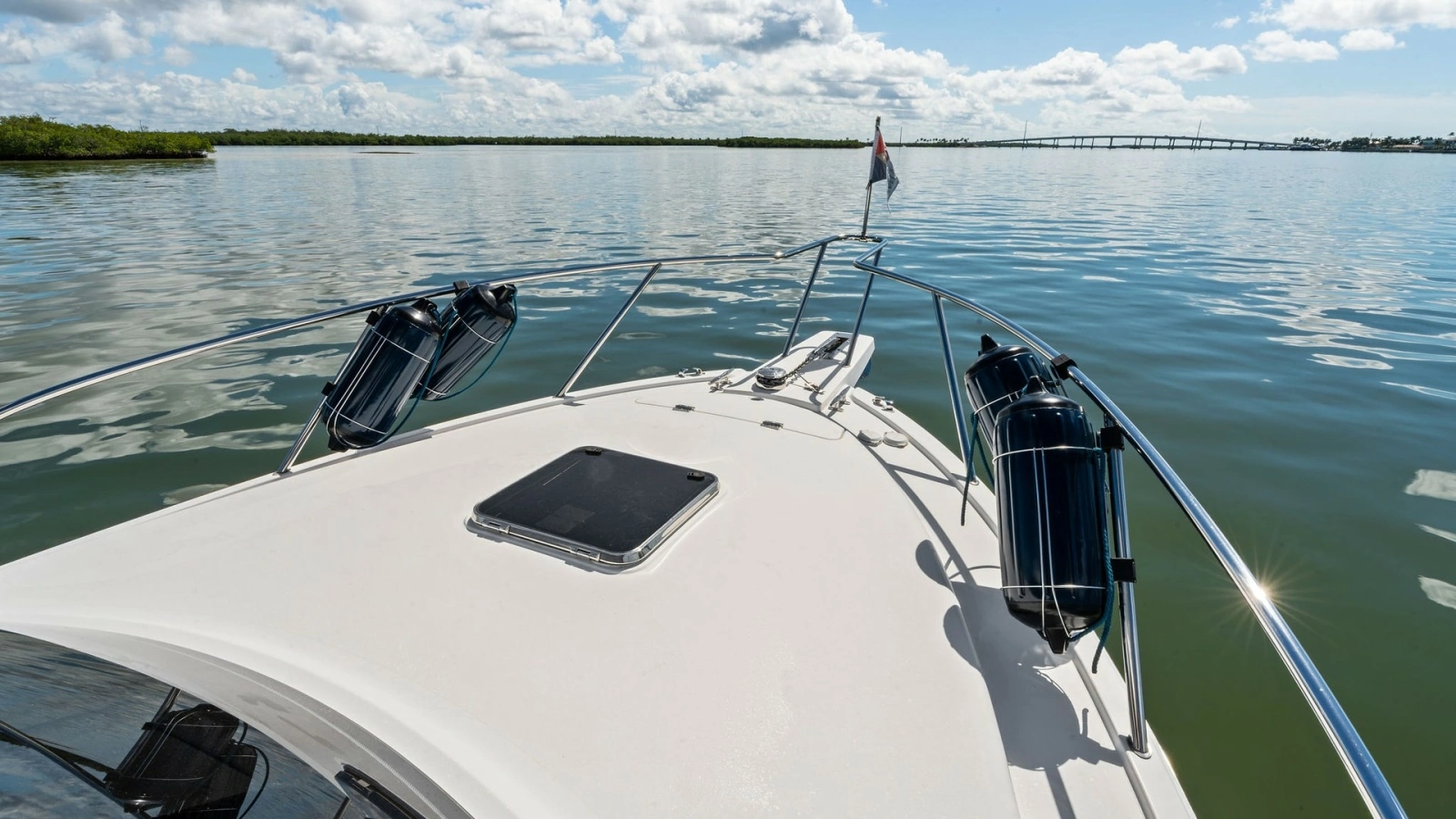Bow Deck with Scenic Water View