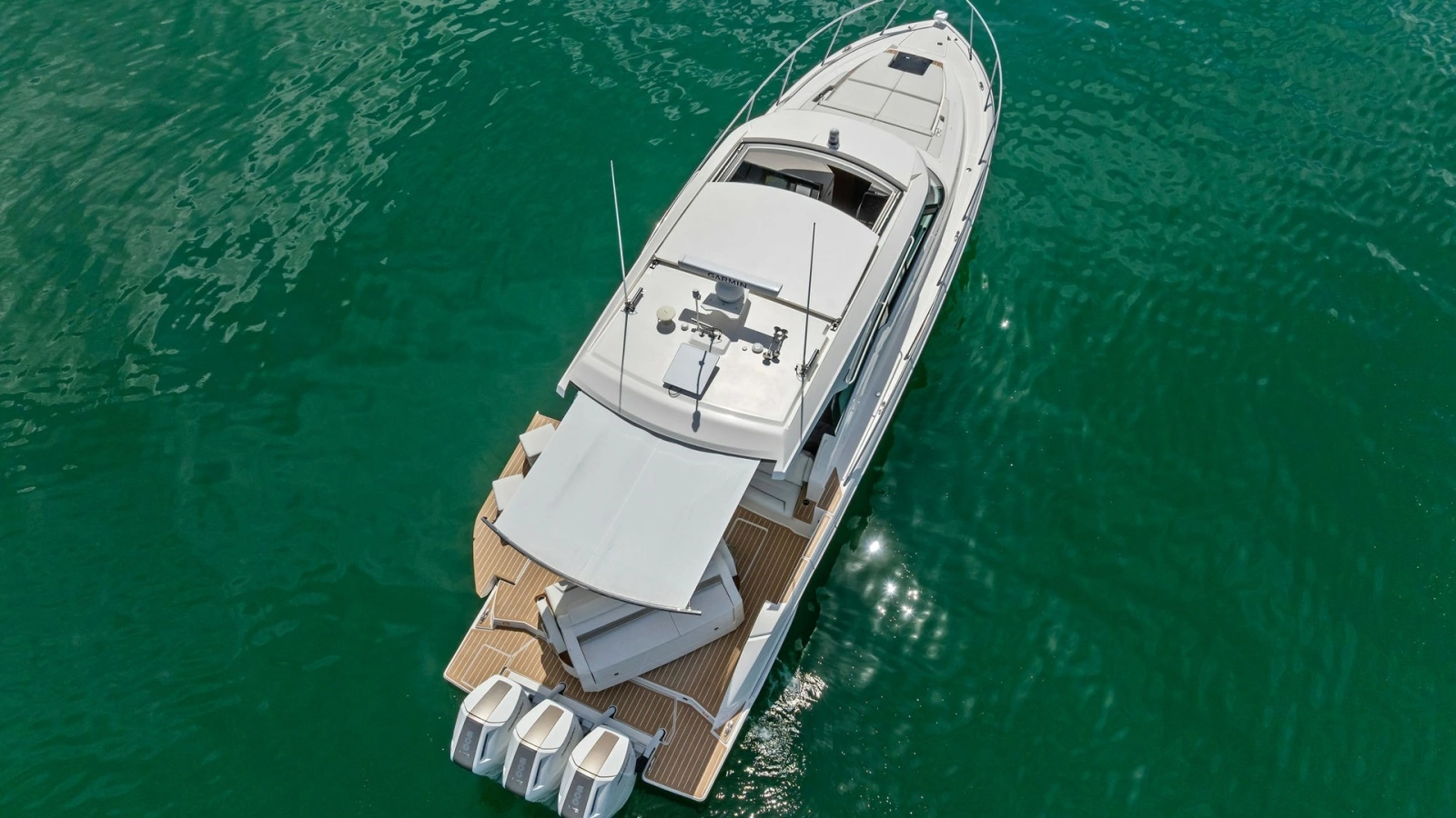Aerial View of Aft Deck and Engines