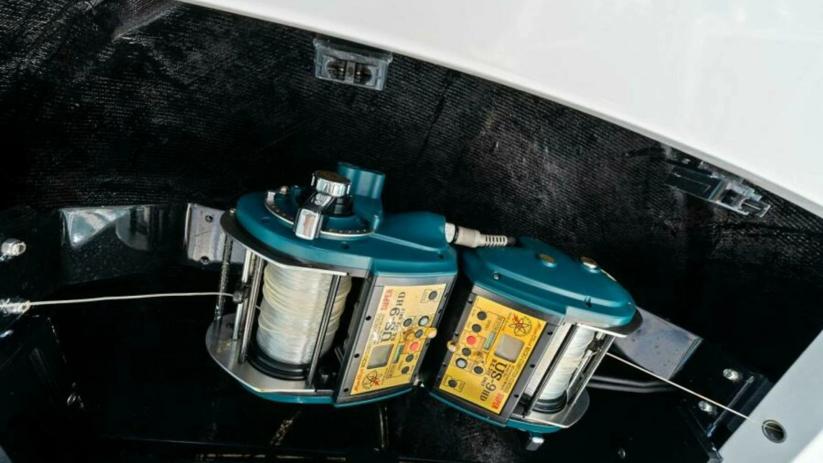 Fishing Reel Storage Compartment