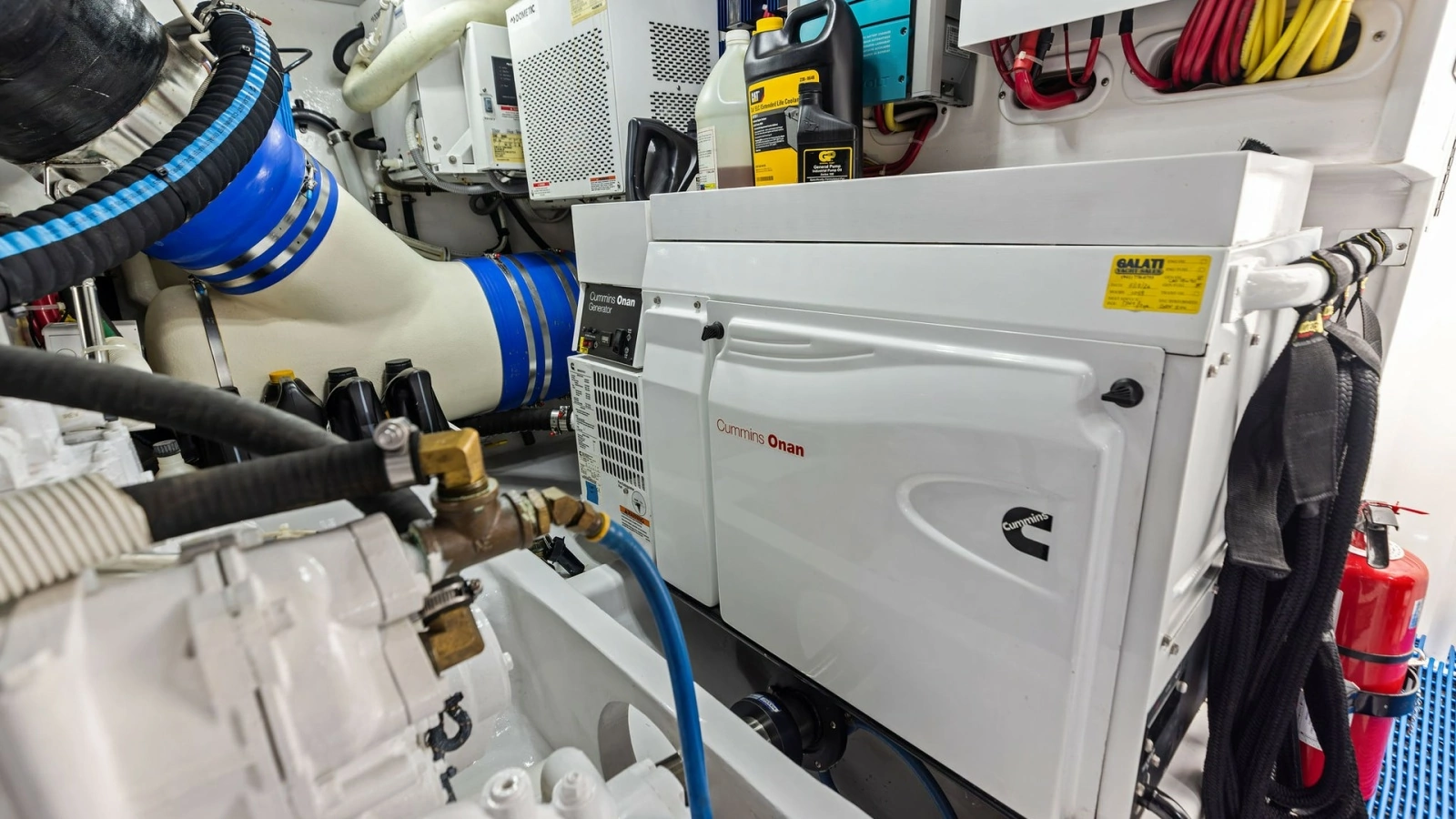 Engine Room with Generator Systems