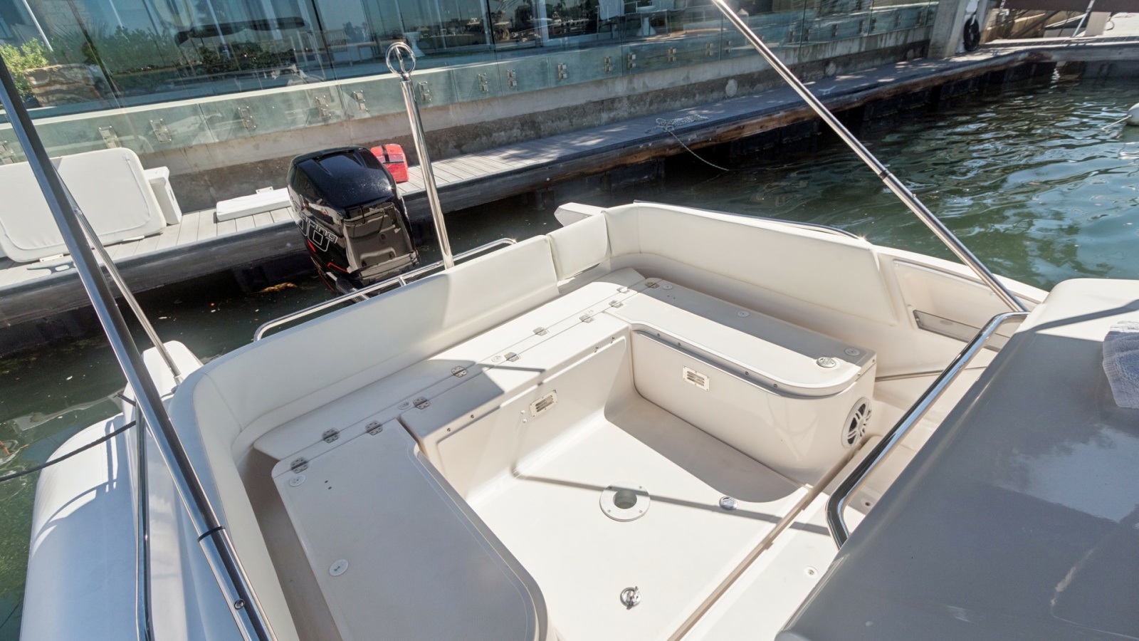 Spacious Aft Deck Seating Area