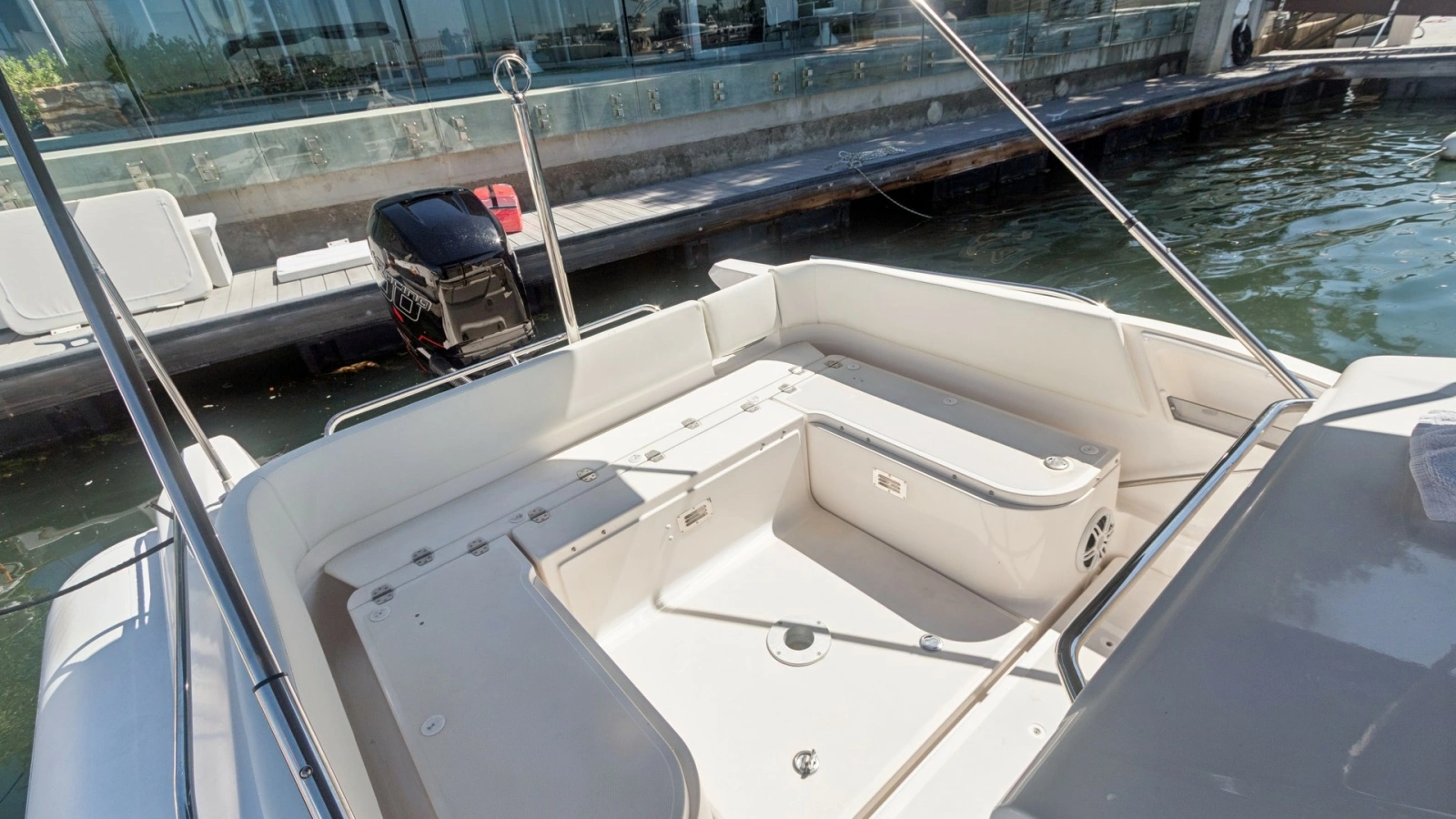 Spacious Aft Deck Seating Area