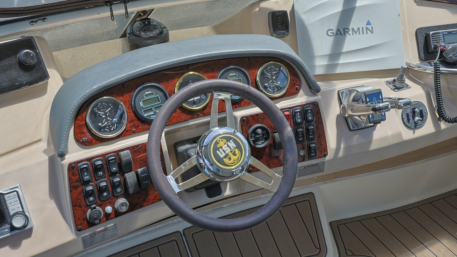 Helm Station with Instrument Panel