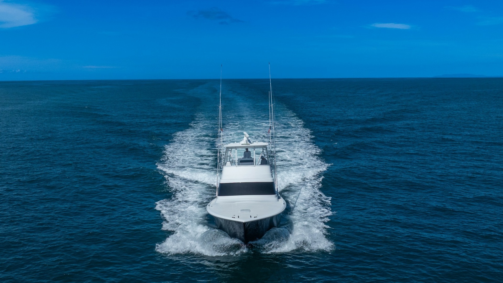 Aerial View of Bow Underway