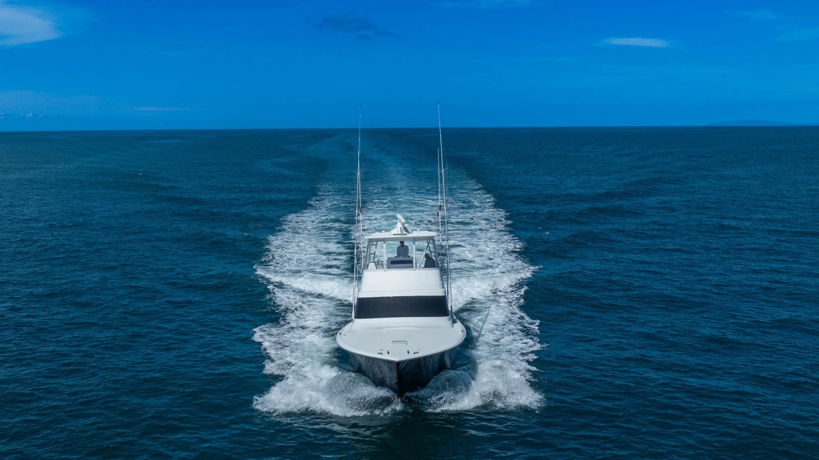 Aerial View of Bow Underway