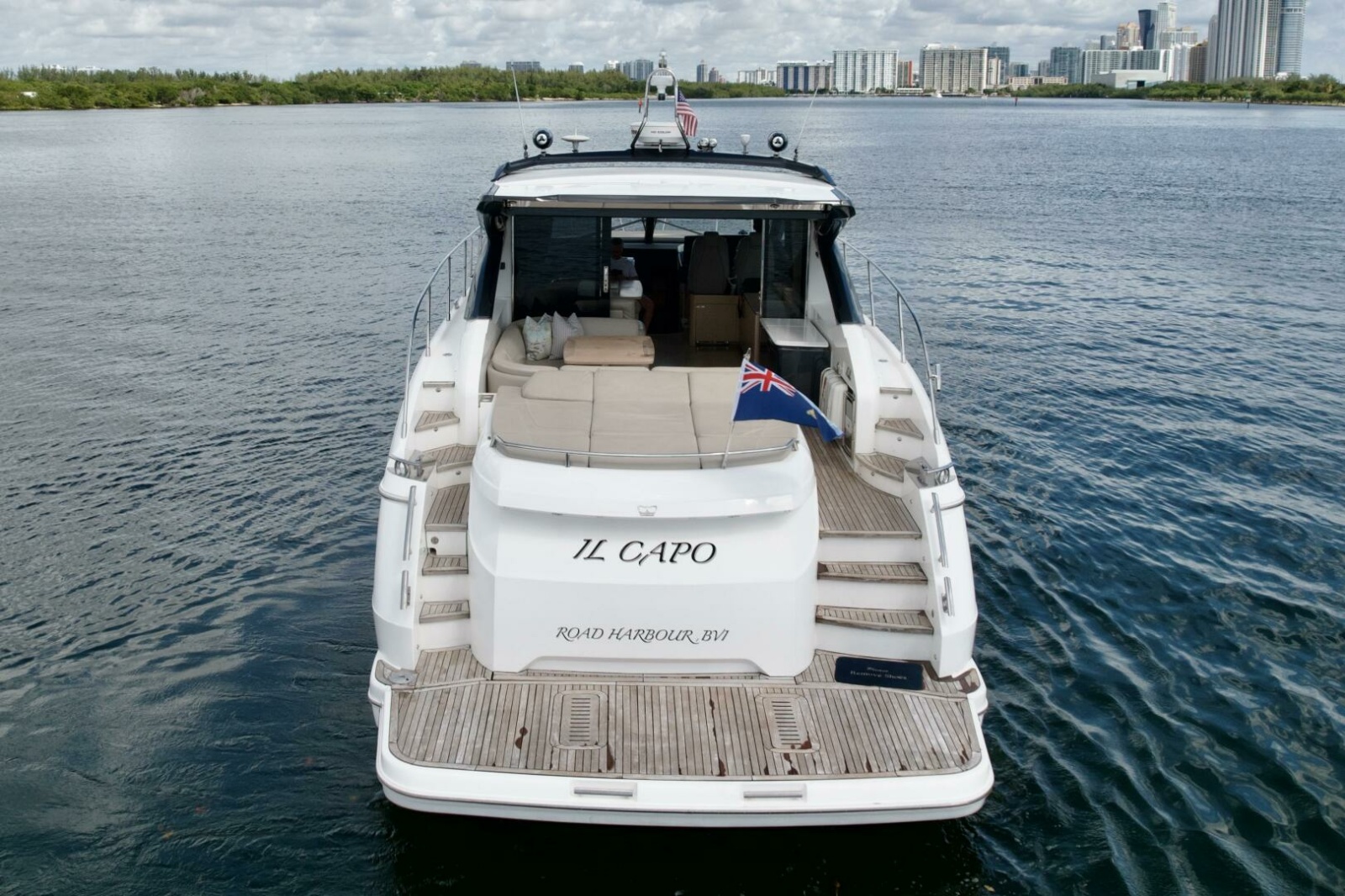 Princess 58 - IL CAPO -Transom