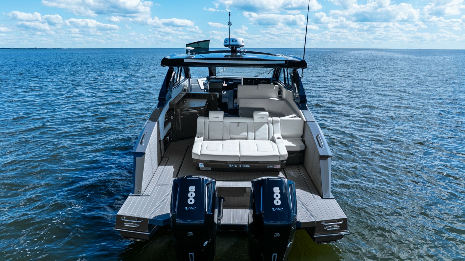 Stern View with Twin Engines