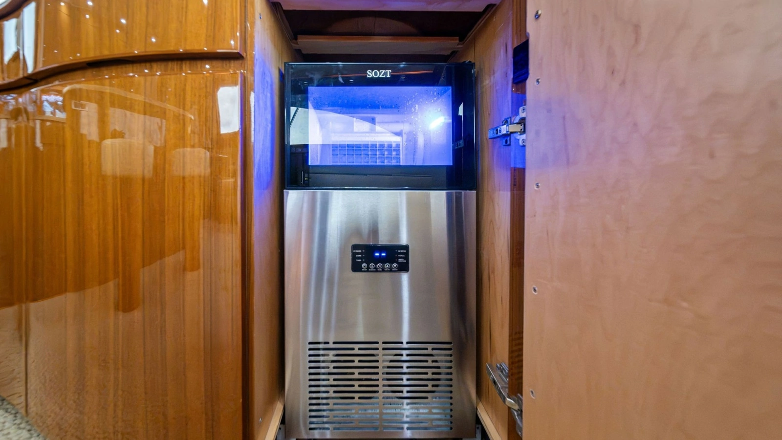 Built-In Ice Maker Compartment