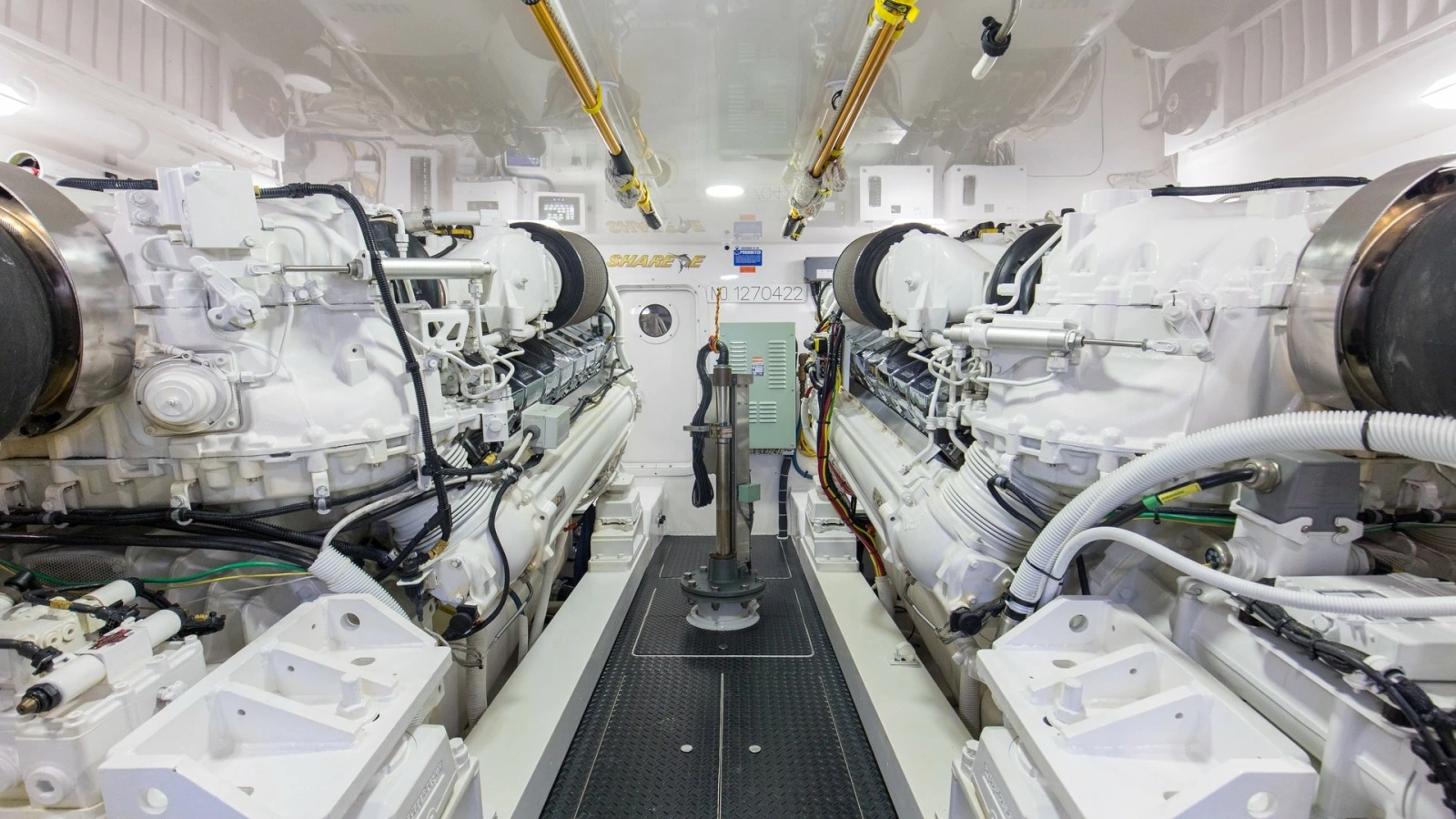 2017 72 Viking Enclosed Bridge Share-E Bridge Engine Room (12)