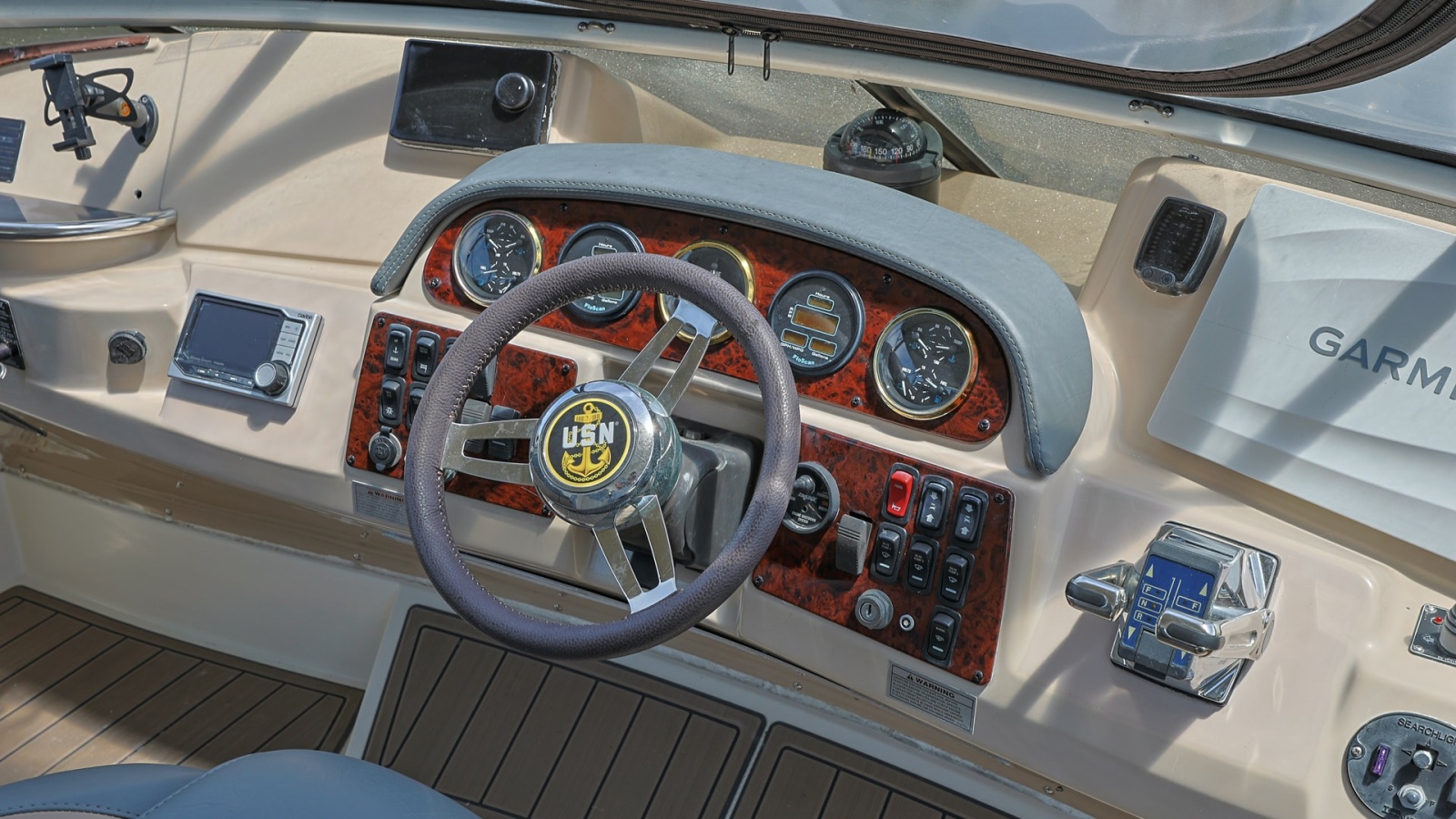 Helm Station with Instrument Panel
