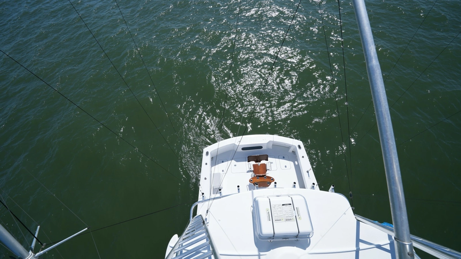 Flybridge View Over Cockpit