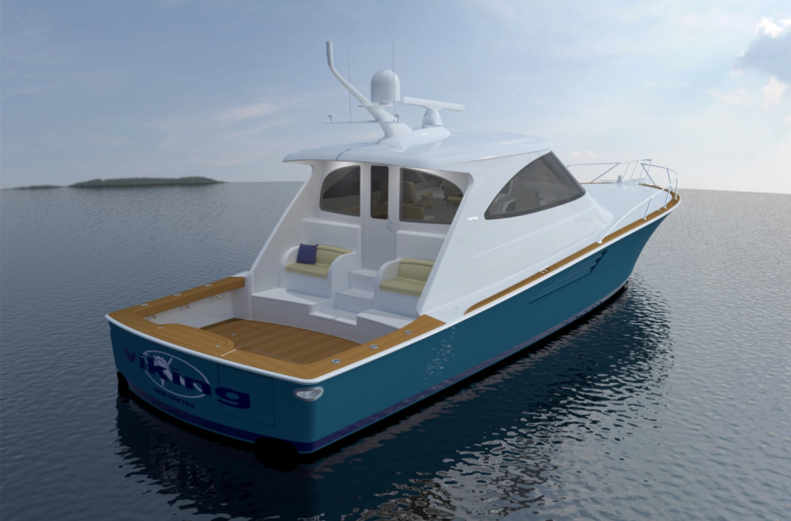 2023 Viking 54 Open Rendering