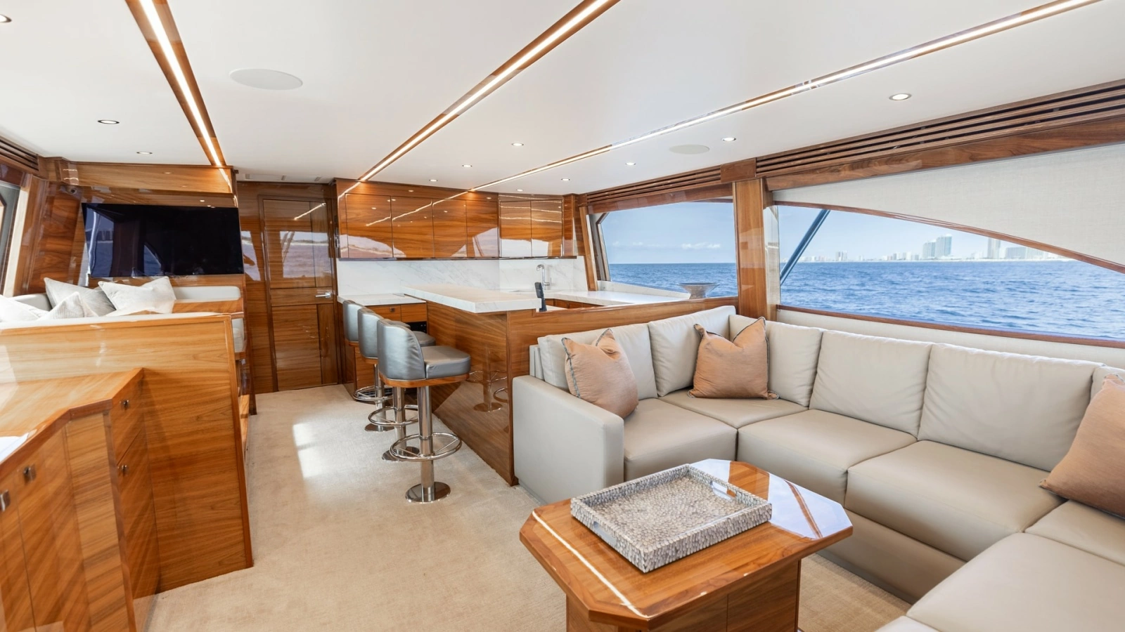 Spacious Salon with Panoramic Views