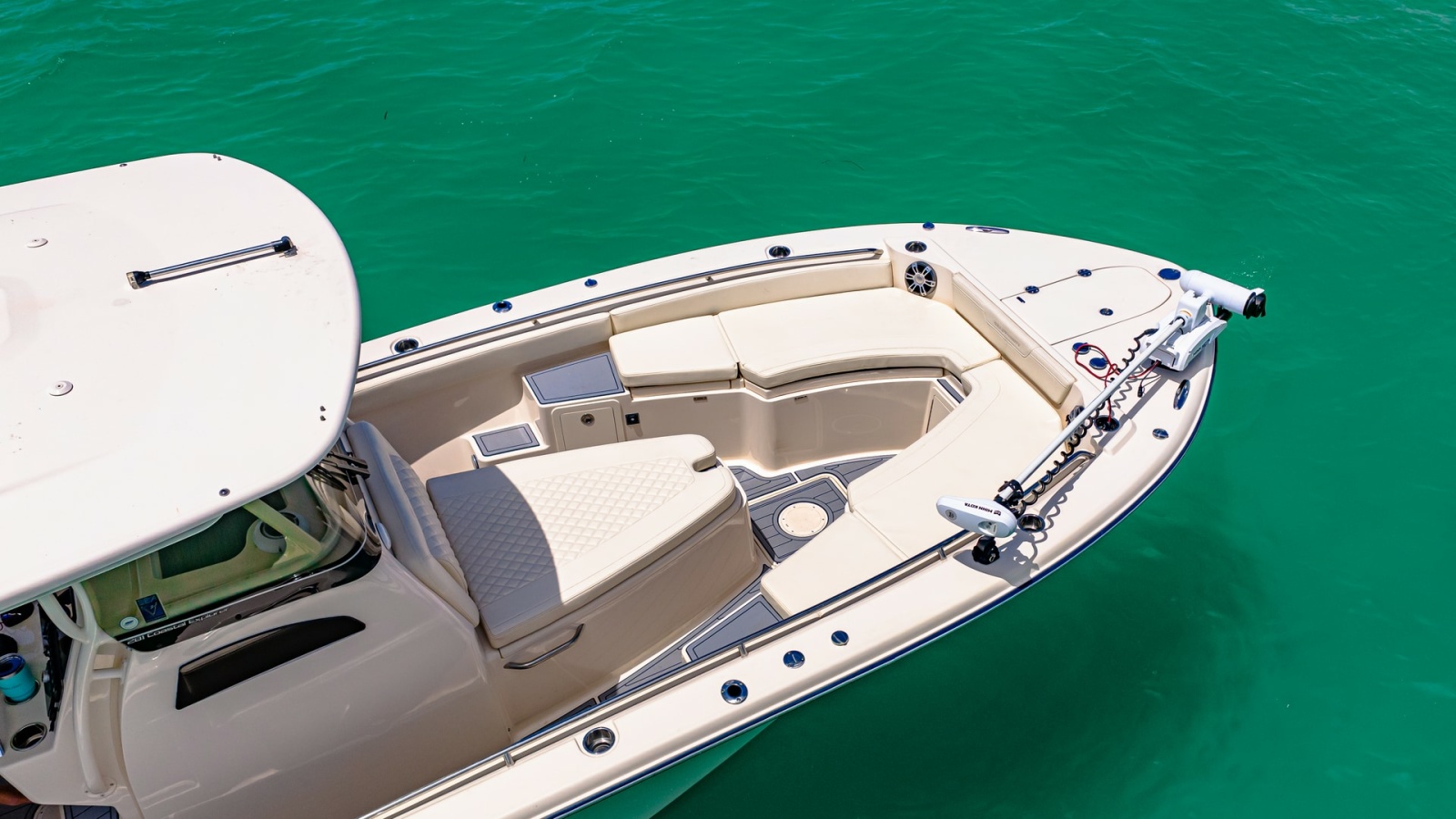 Spacious Bow Area with Seating