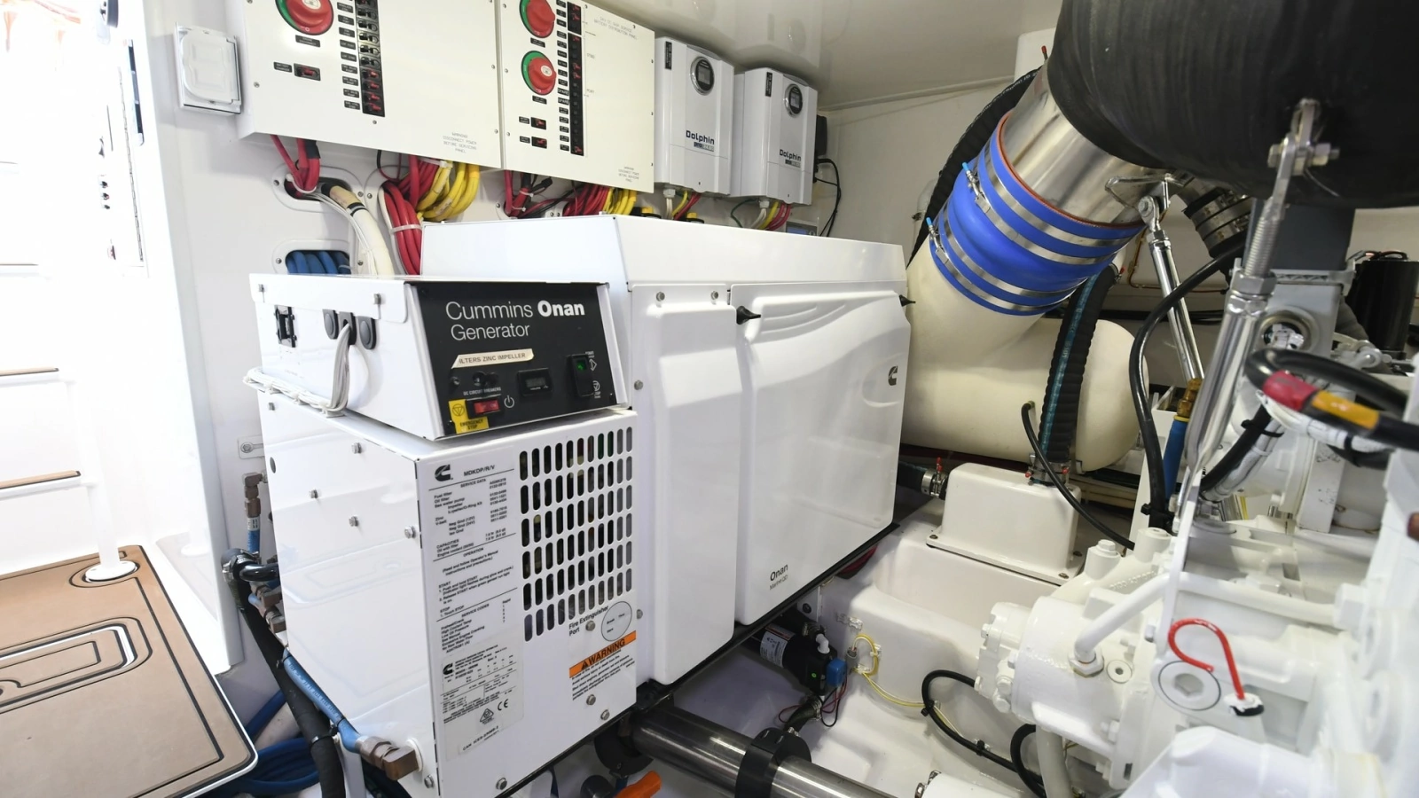 Engine Room with Generator System