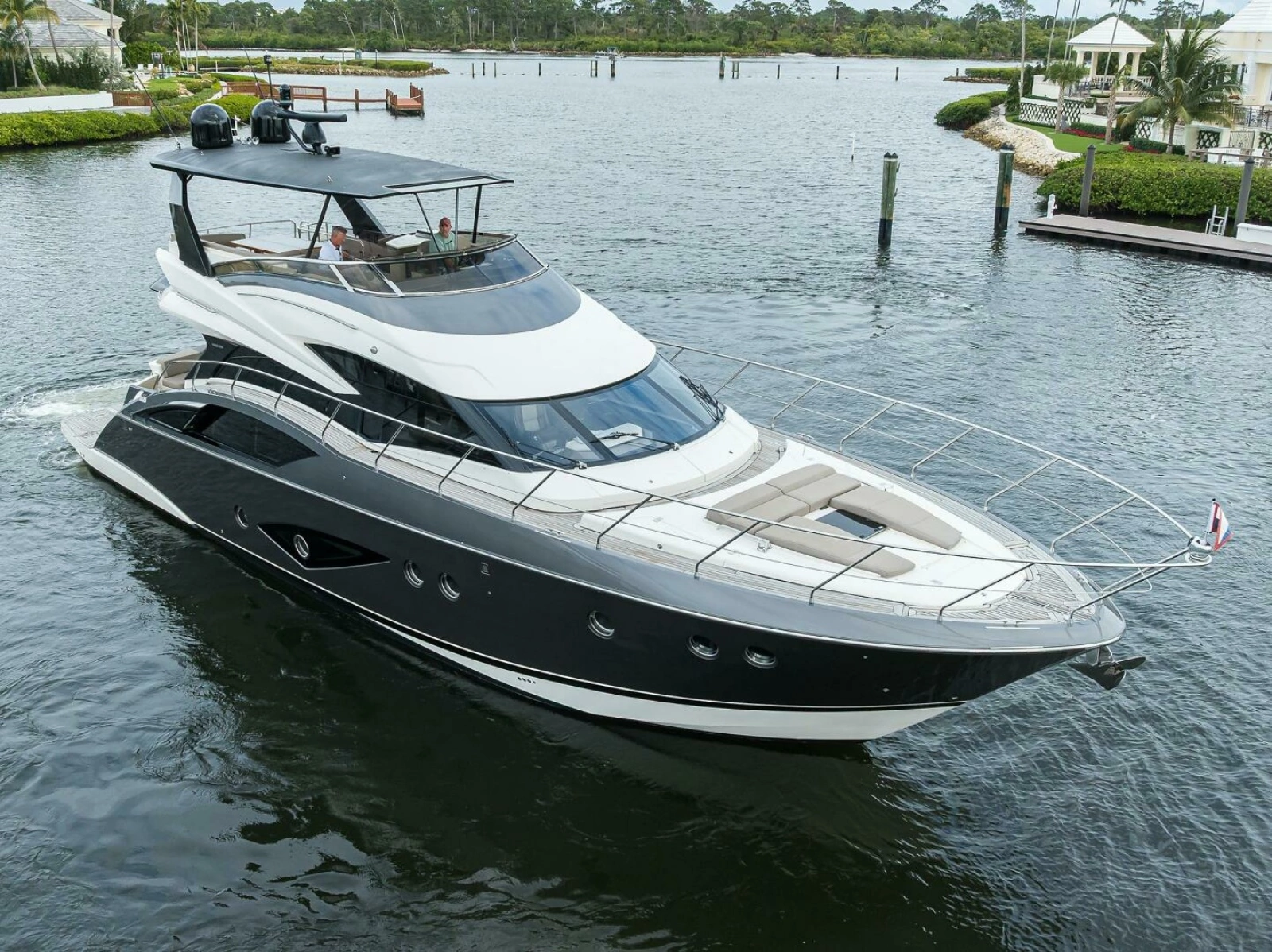 Marquis 66 ANDIAMO -  Starboard Bow Aerial Profile